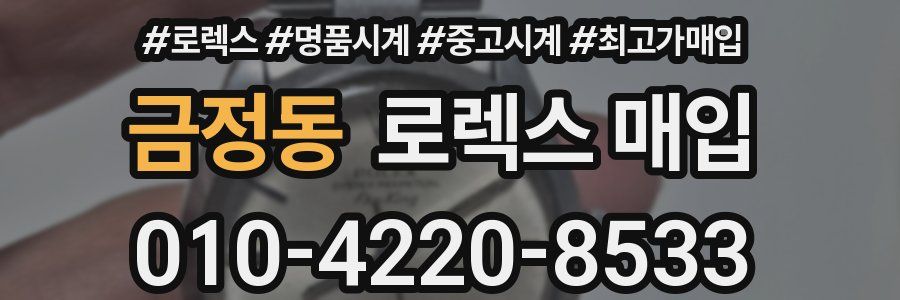 금정동 로렉스 매입
