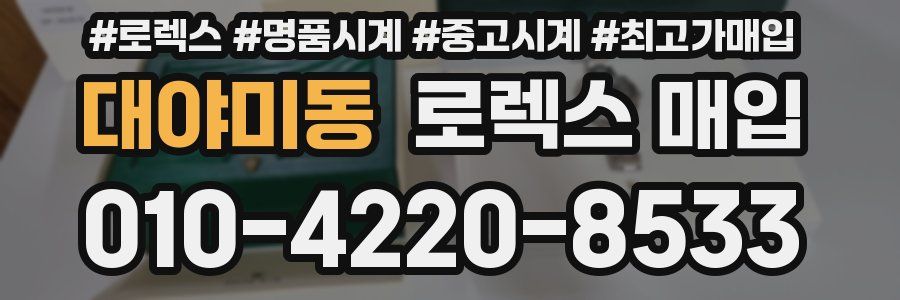 대야미동 로렉스 매입
