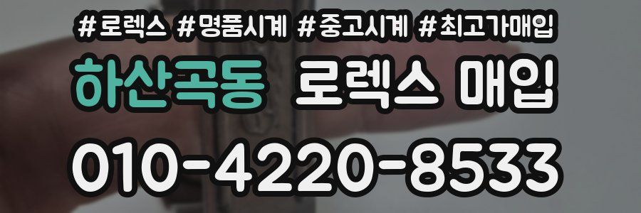 하산곡동 로렉스 매입