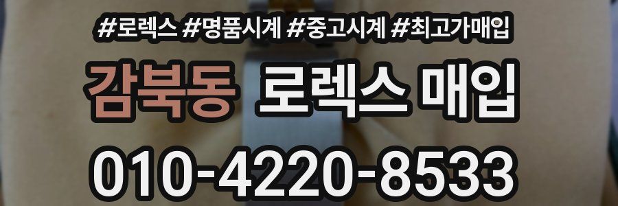 감북동 로렉스 매입