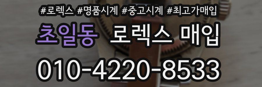 초일동 로렉스 매입