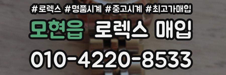 모현읍 로렉스 매입