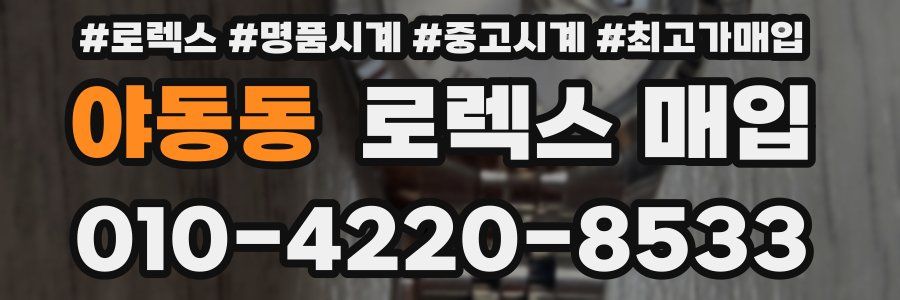 야동동 로렉스 매입