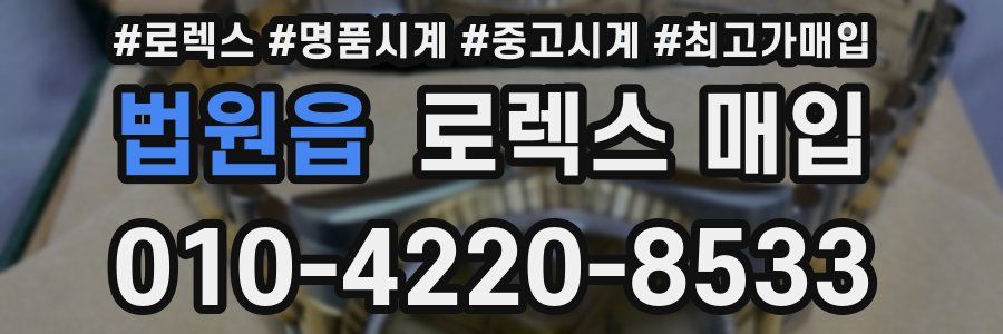 법원읍 로렉스 매입