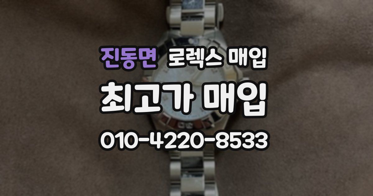 진동면 로렉스 매입