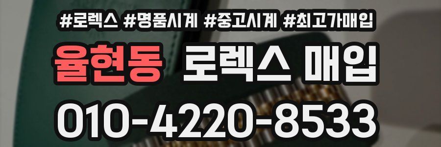 율현동 로렉스 매입