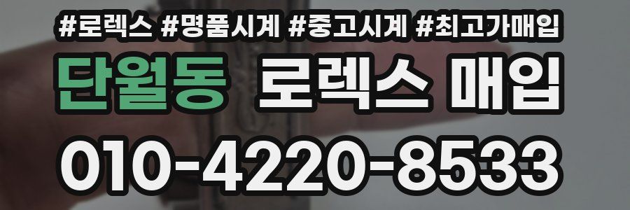 단월동 로렉스 매입