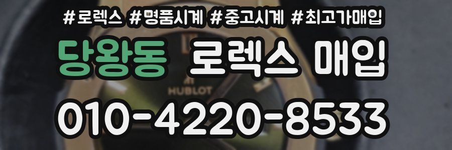 당왕동 로렉스 매입