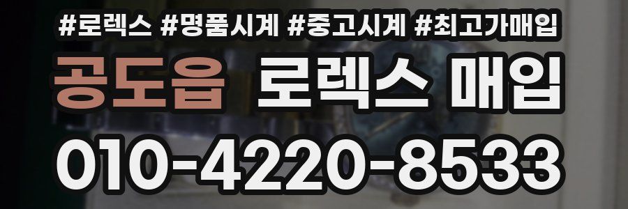 공도읍 로렉스 매입