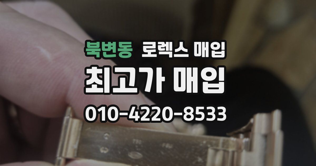 북변동 로렉스 매입