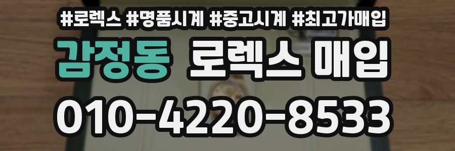 감정동 로렉스 매입