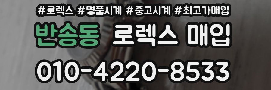 반송동 로렉스 매입