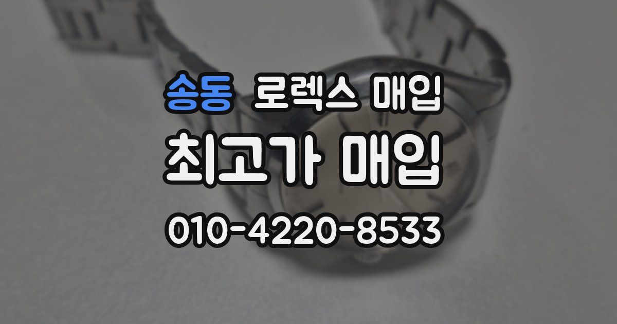 송동 로렉스 매입