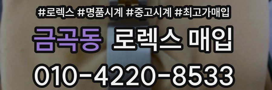 금곡동 로렉스 매입