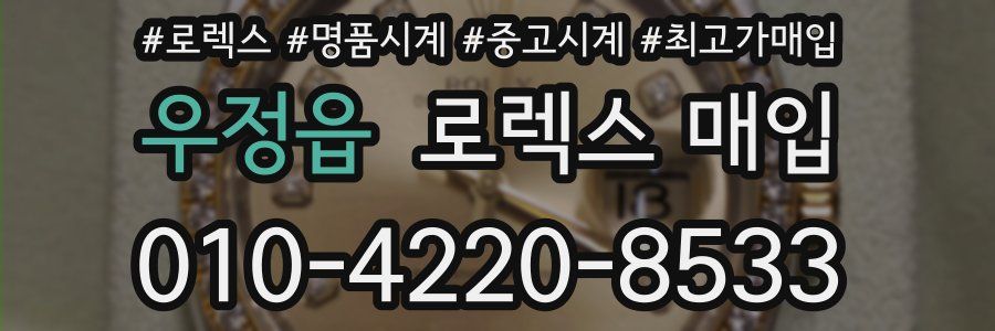 우정읍 로렉스 매입