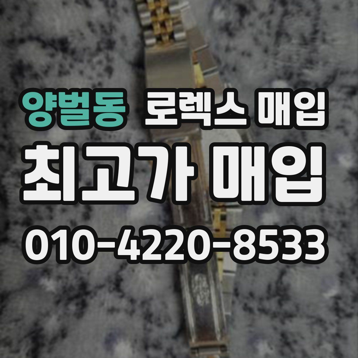 양벌동 로렉스 매입