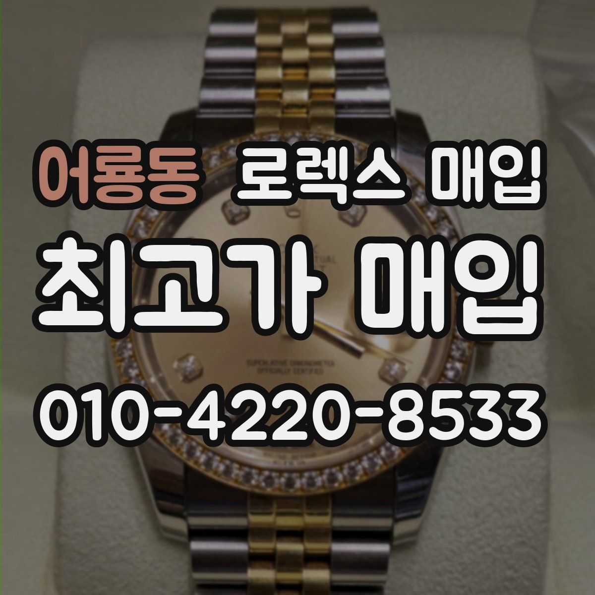 어룡동 로렉스 매입