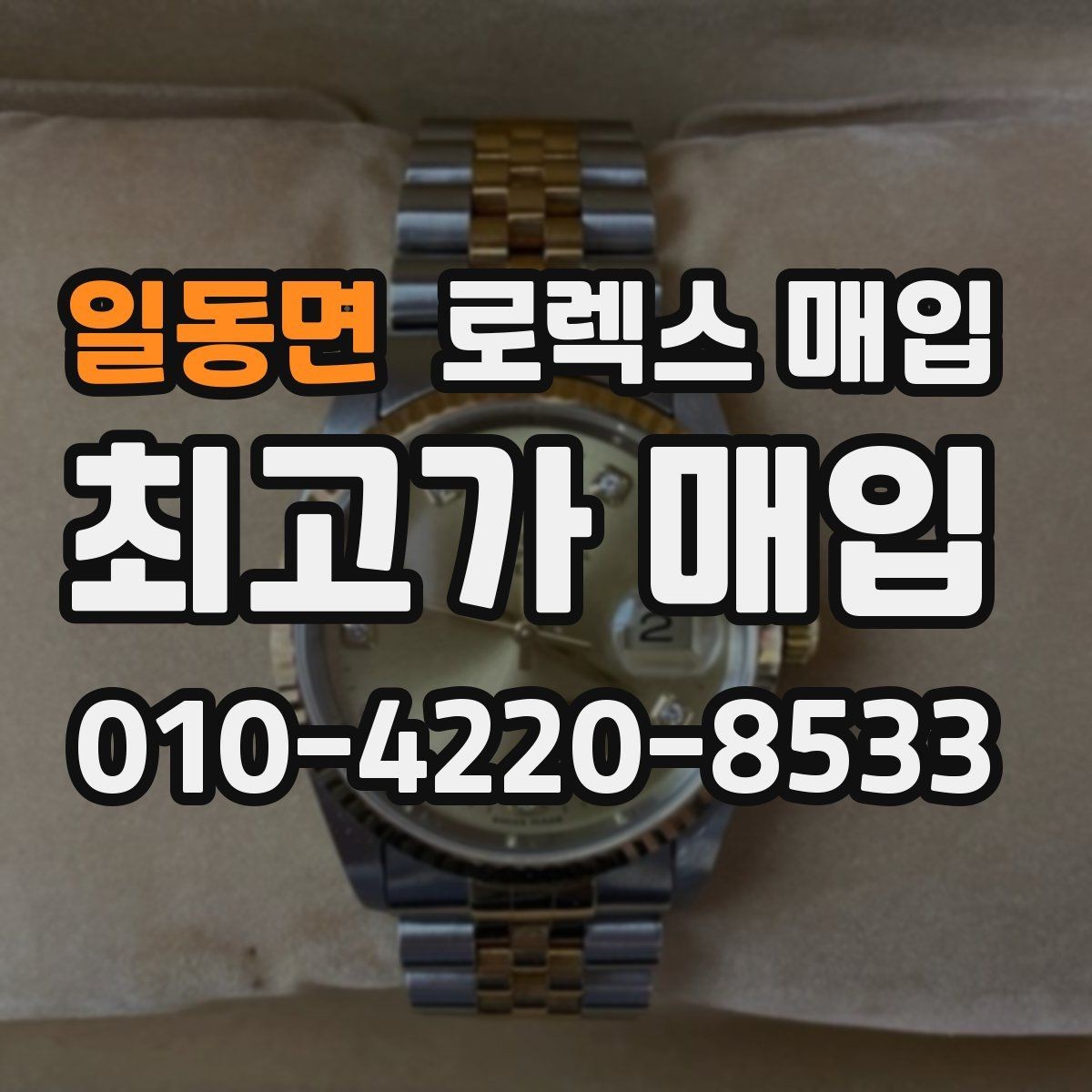 일동면 로렉스 매입 연식별로 가격이 달라지는 이유
