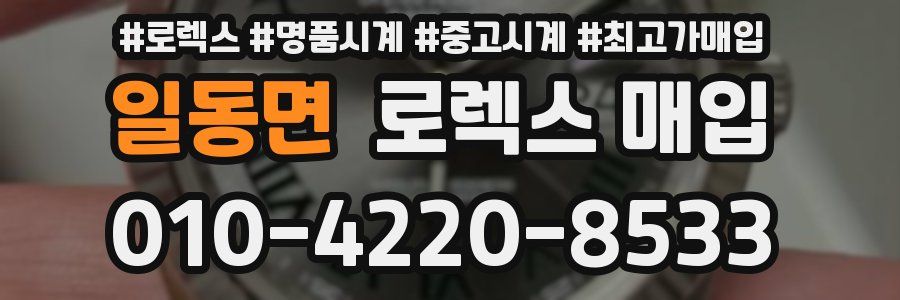 일동면 로렉스 매입