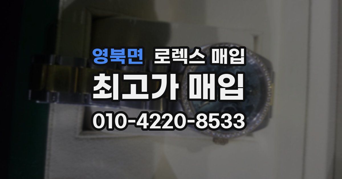 영북면 로렉스 매입