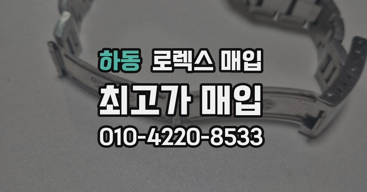 하동 로렉스 매입