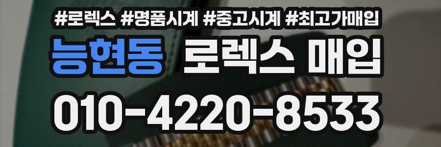 능현동 로렉스 매입