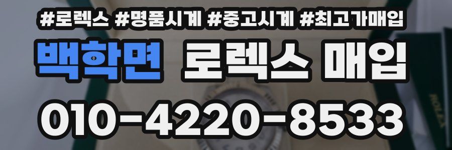 백학면 로렉스 매입