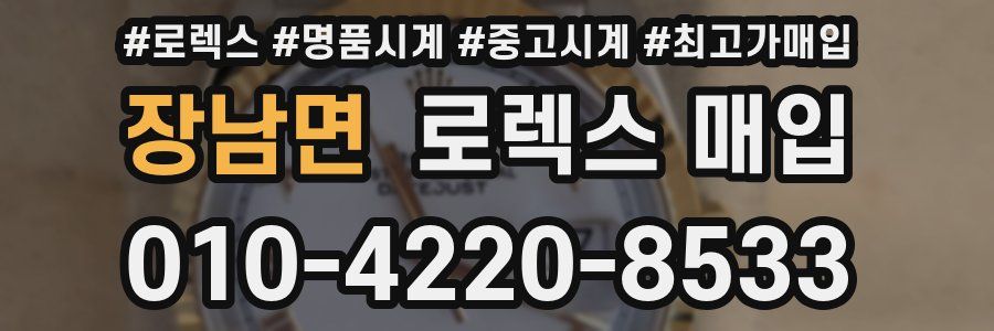 장남면 로렉스 매입