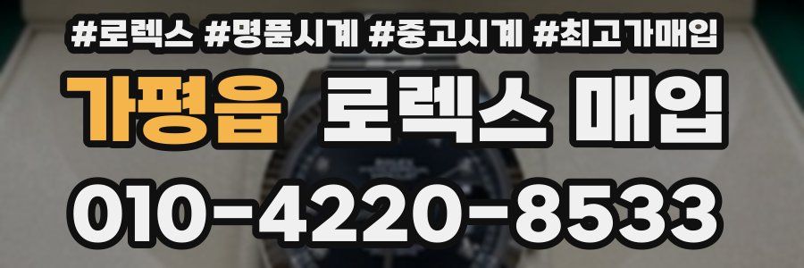 가평읍 로렉스 매입