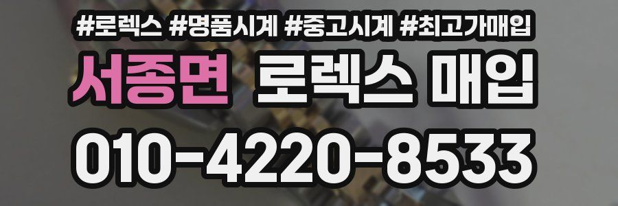 서종면 로렉스 매입