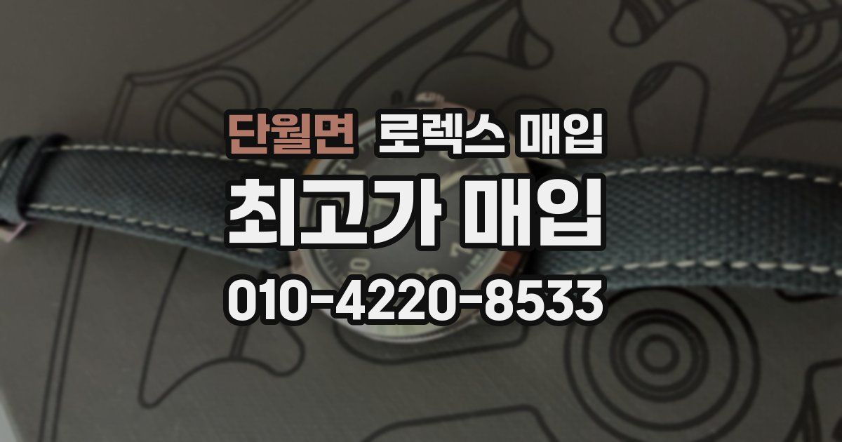 단월면 로렉스 매입