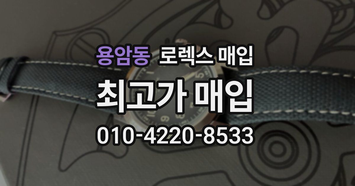 용암동 로렉스 매입