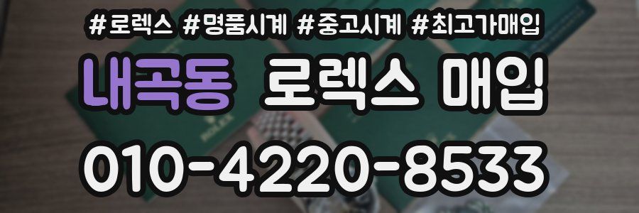 내곡동 로렉스 매입