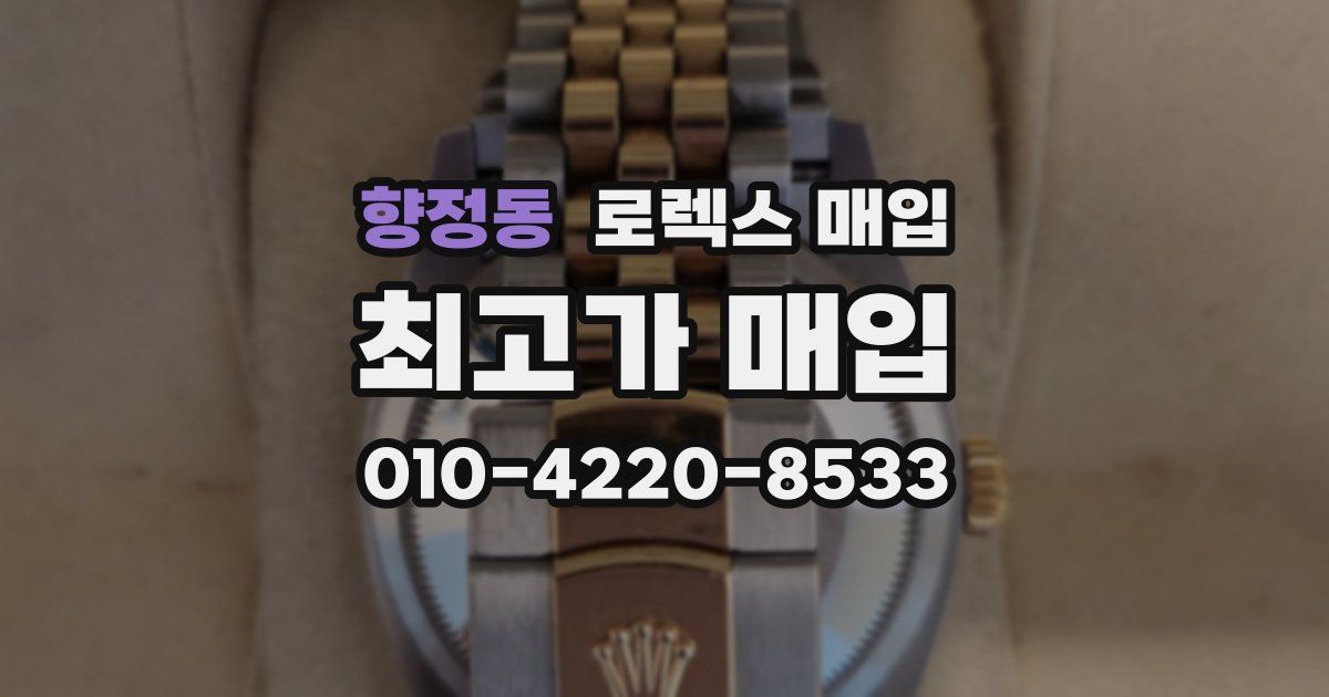 향정동 로렉스 매입