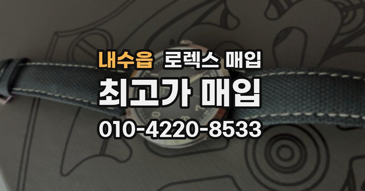 내수읍 로렉스 매입