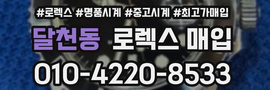 달천동 로렉스 매입