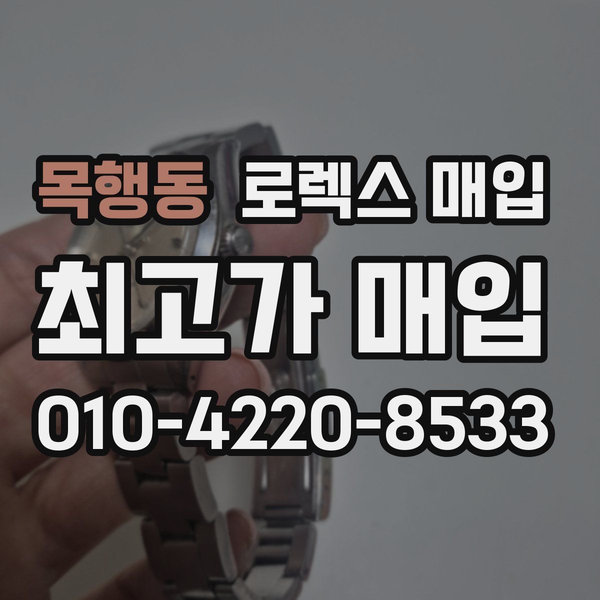 목행동 로렉스 매입