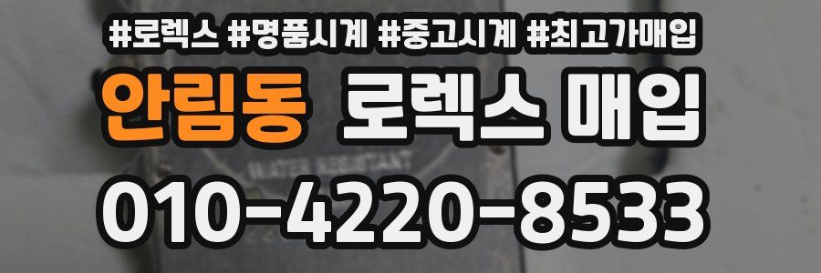 안림동 로렉스 매입