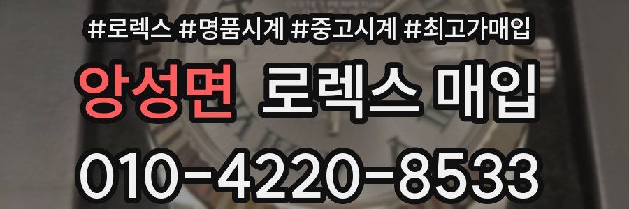 앙성면 로렉스 매입