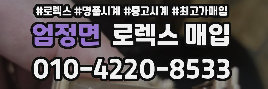 엄정면 로렉스 매입