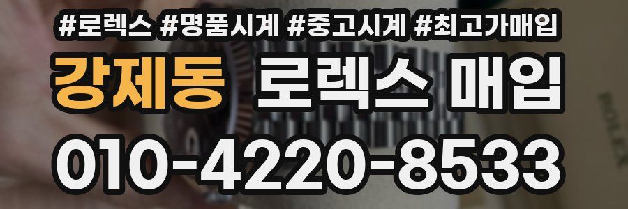 강제동 로렉스 매입