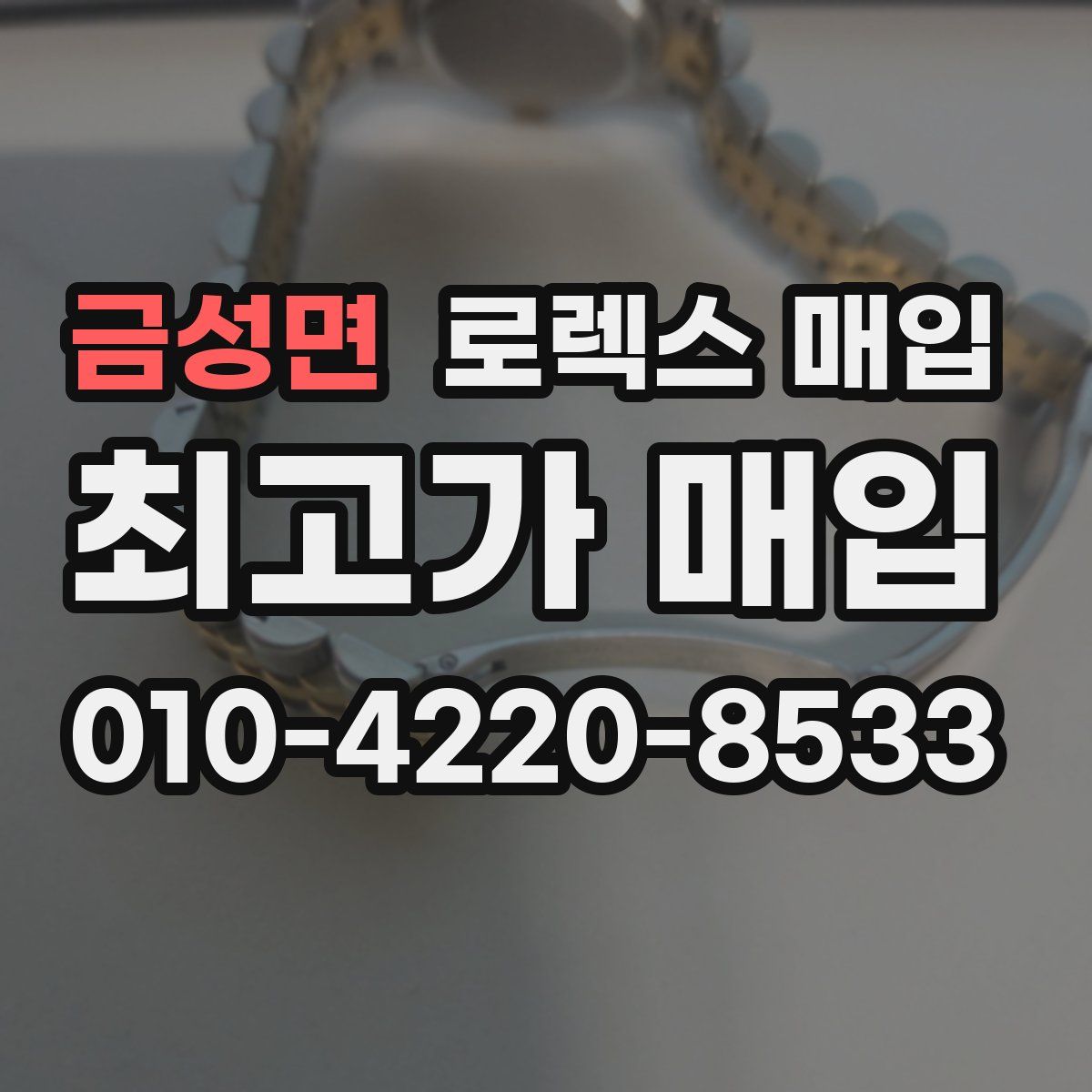 금성면 로렉스 매입