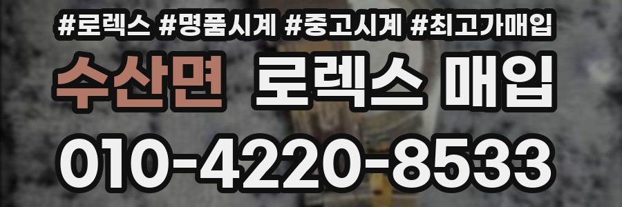 수산면 로렉스 매입