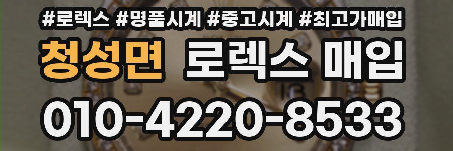 청성면 로렉스 매입