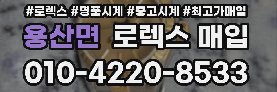 용산면 로렉스 매입