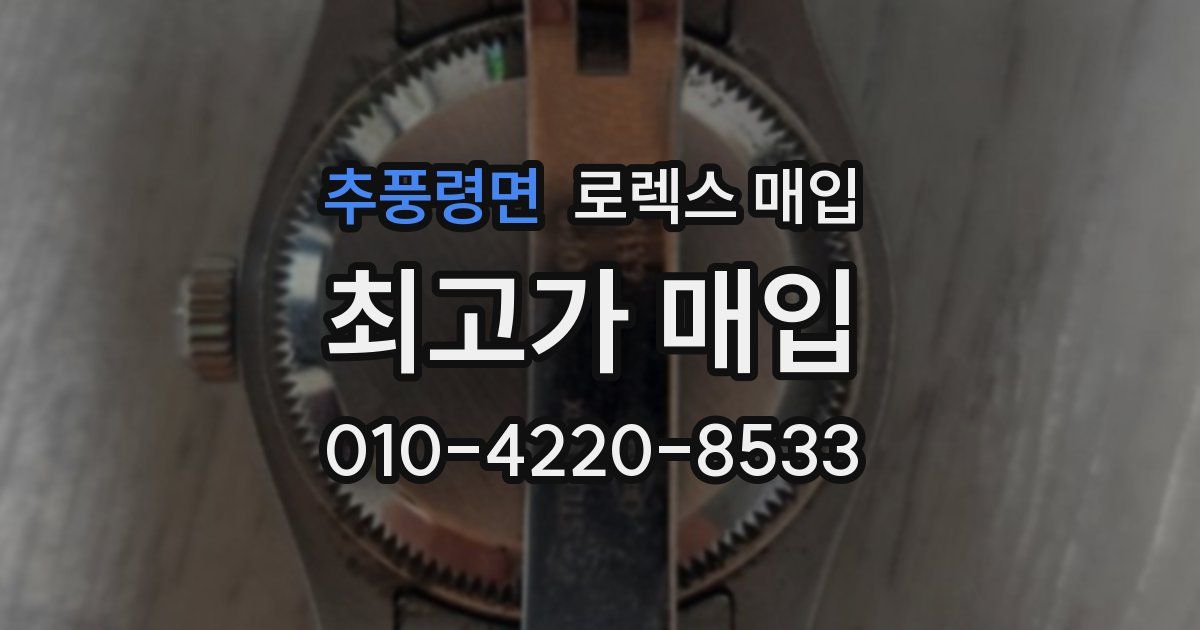 추풍령면 로렉스 매입
