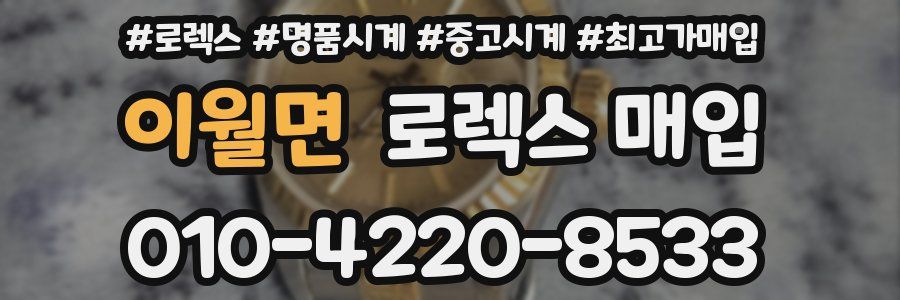 이월면 로렉스 매입