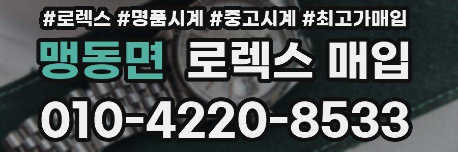 맹동면 로렉스 매입