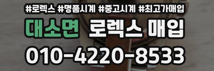 대소면 로렉스 매입