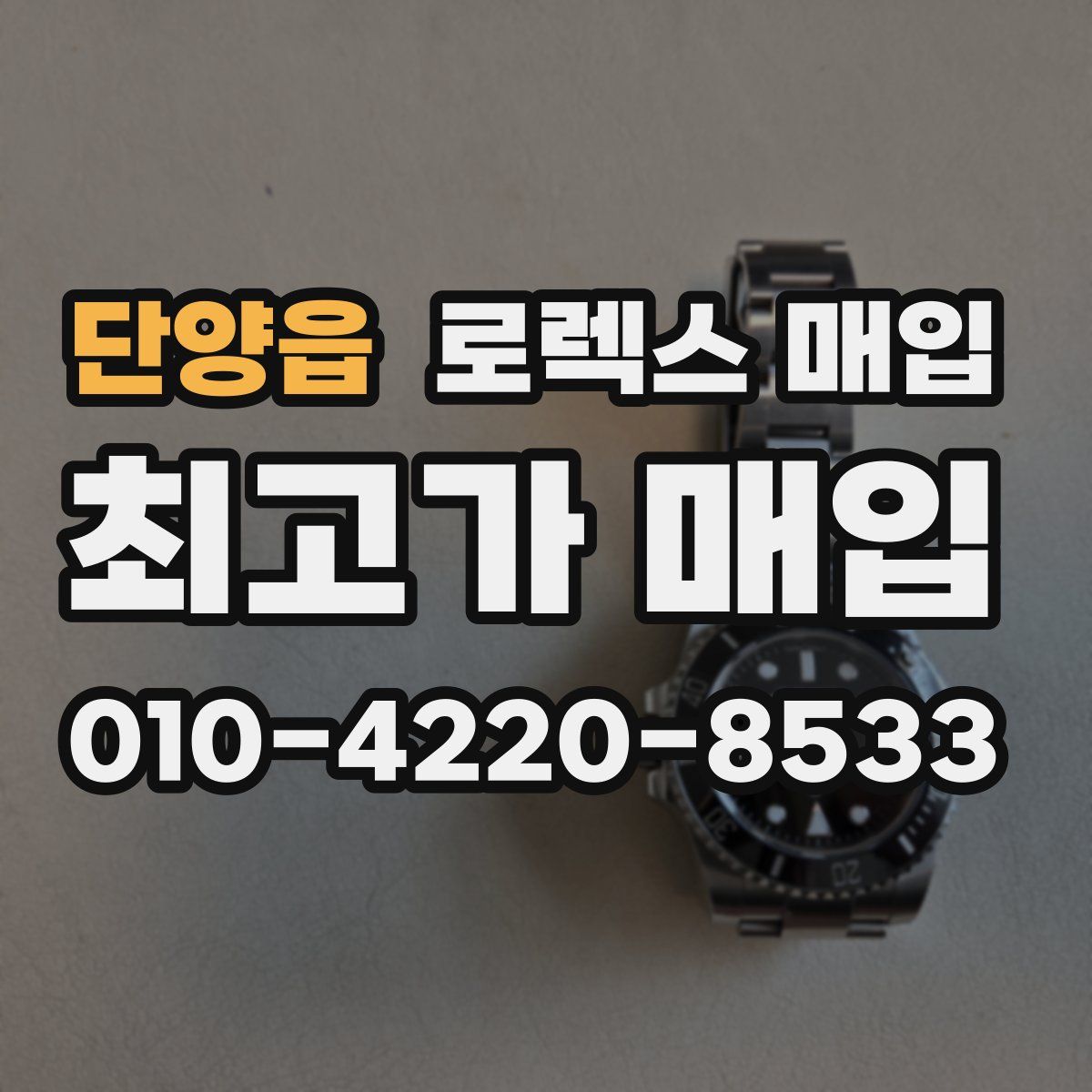 단양읍 로렉스 매입